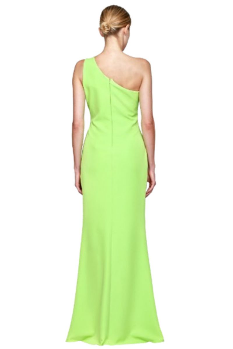 TASSOS MITROPOULOS - MAXI DRESS MUFFIN ONE SOULDER GREEN/STRASS