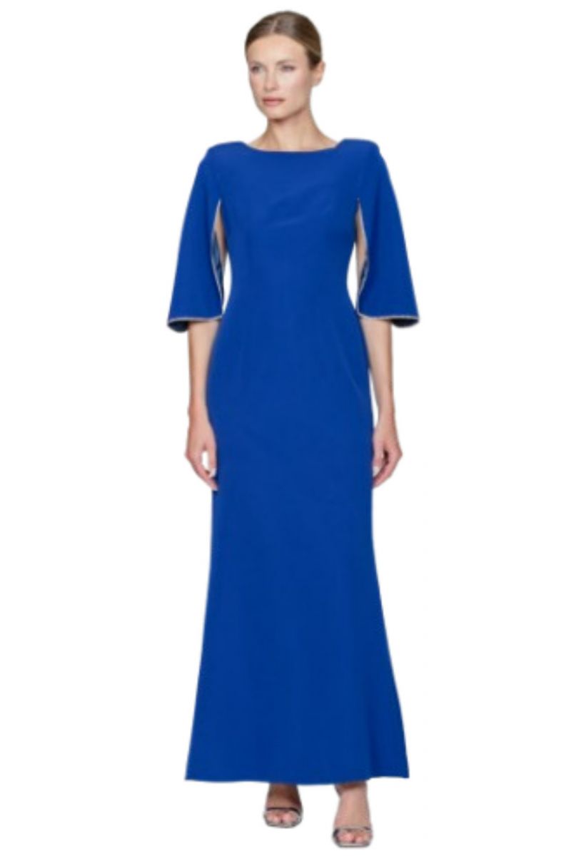 TASSOS MITROPOULOS - MAXI DRESS MUFFIN BLUE/STARSS