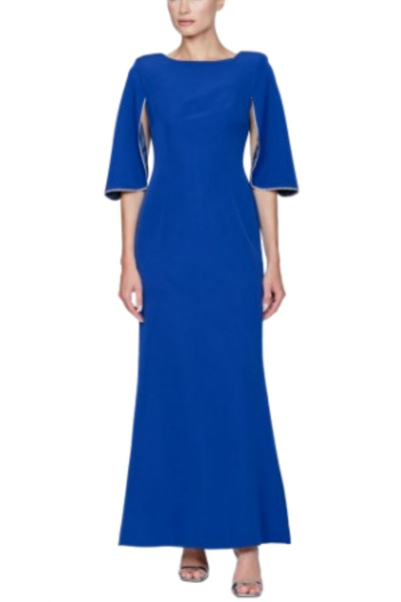 TASSOS MITROPOULOS - MAXI DRESS MUFFIN BLUE/STARSS