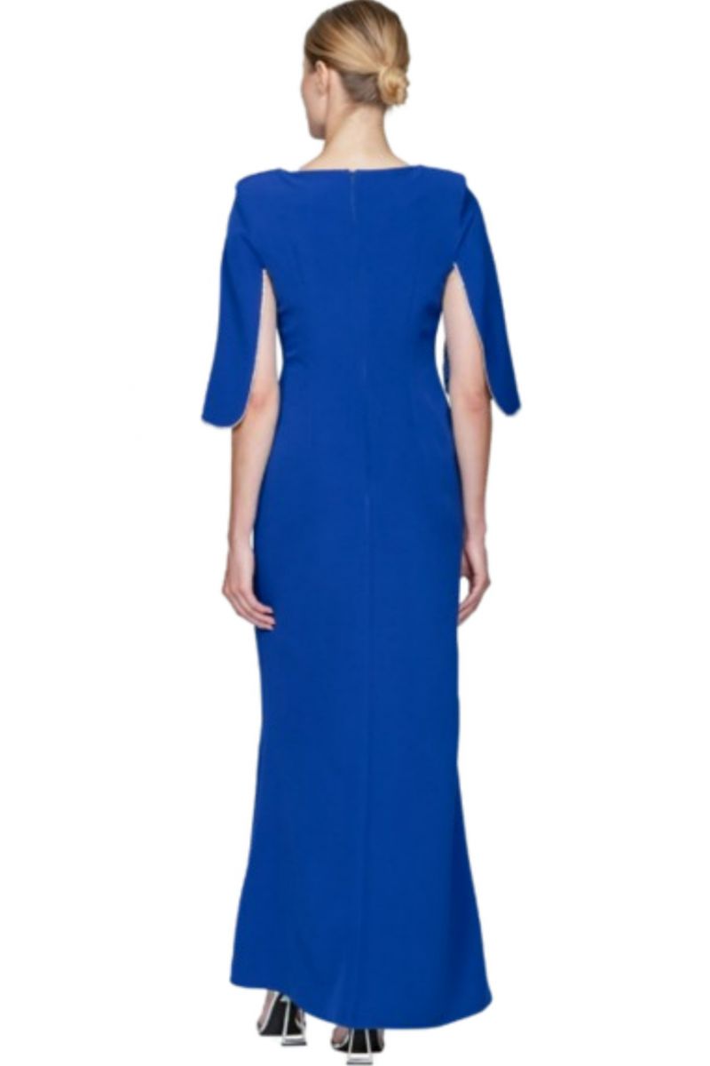 TASSOS MITROPOULOS - MAXI DRESS MUFFIN BLUE/STARSS