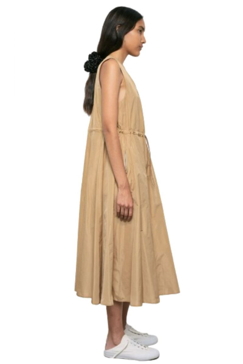 MeiMeiJ - DRESS LIGHT BROWN M4EAA1_234