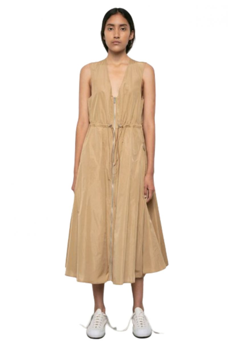 MeiMeiJ - DRESS LIGHT BROWN M4EAA1_234