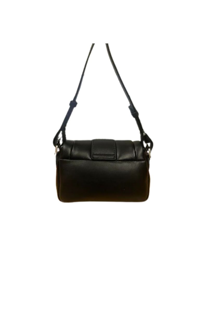 LA CARRIE - SOFT MINI SHOULDER BAG LEATHER BLACK