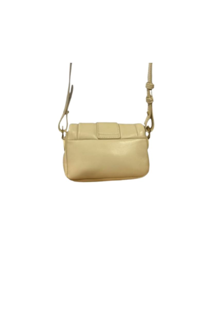 LA CARRIE - SOFT MINI SHOULDER BAG LEATHER IVORY