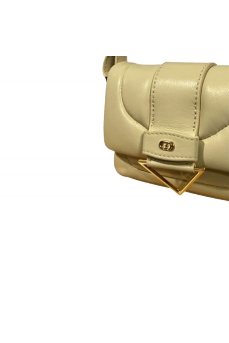 LA CARRIE - SOFT MINI SHOULDER BAG LEATHER IVORY