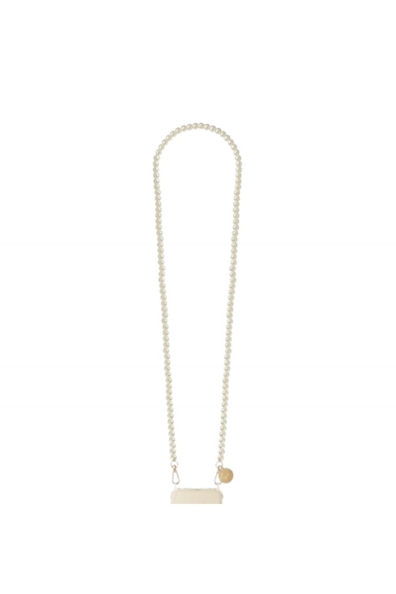 LA COQUE FRANCAISE - CHAIN LONG AGATHE WHITE