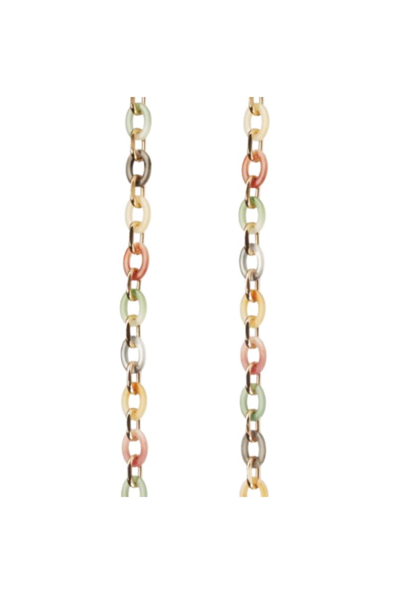 LA COQUE FRANCAISE - CHAIN LONG CASSY MULTI-COLORED