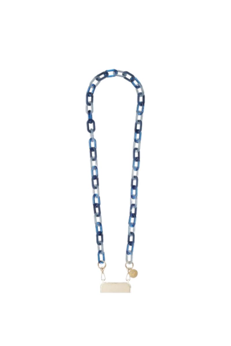 LA COQUE FRANCAISE - CHAIN LONG LEXY BLUE