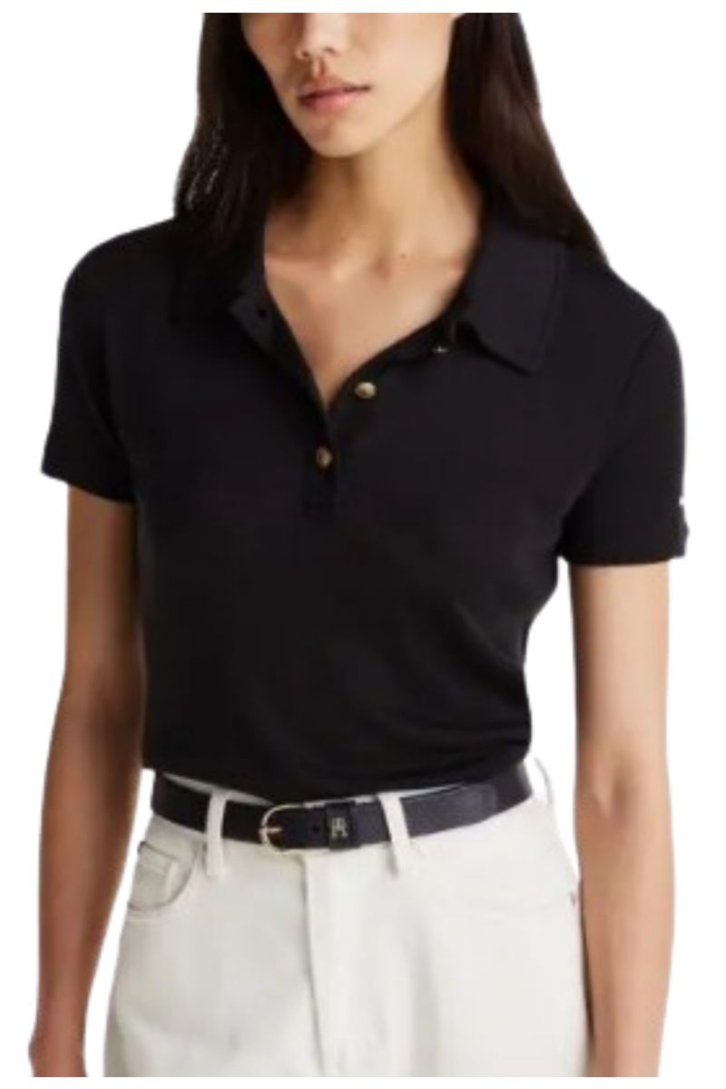 TOMMY HILFIGER - SLIM GB SLEEK TENCEL POLO SS