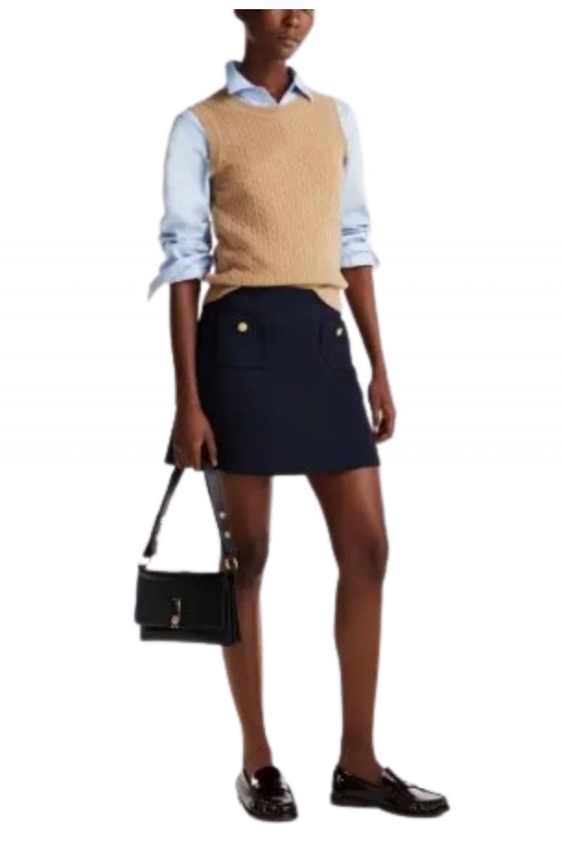 TOMMY HILFIGER - PUNTO SHORT SKIRT