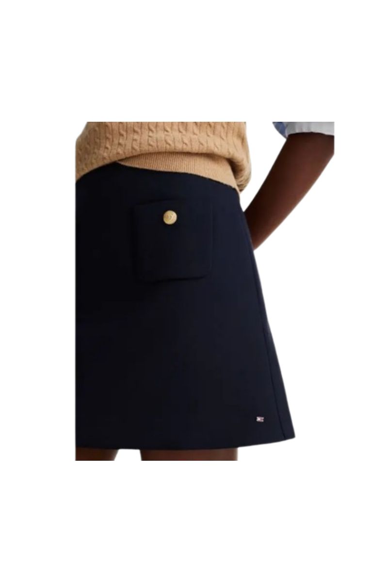 TOMMY HILFIGER - PUNTO SHORT SKIRT