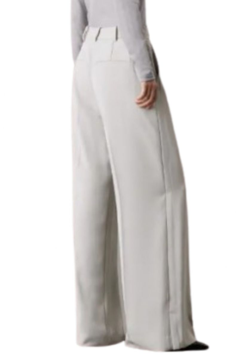 CALVIN KLEIN SOFT TWILL SLIM LEG PANT OCEAN MIST GREY