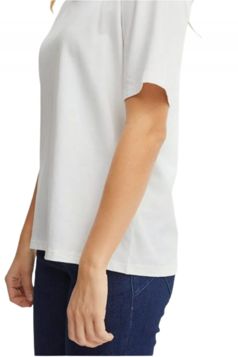 FRANSA T-SHIRT FRZASHOULDER TEE 4, 20611861_110602 WHITE