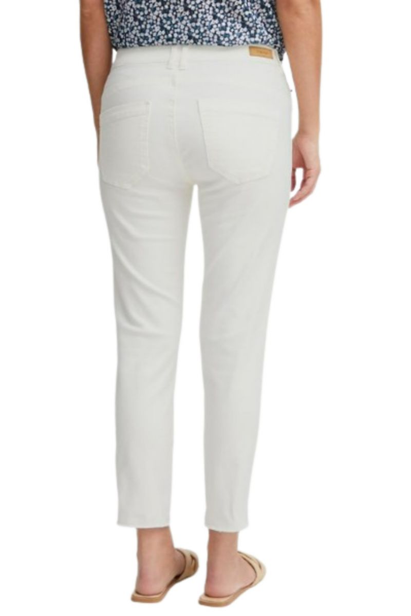 FRANSA - TROUSER CASUAL FRMAX TESSA PA ECRU