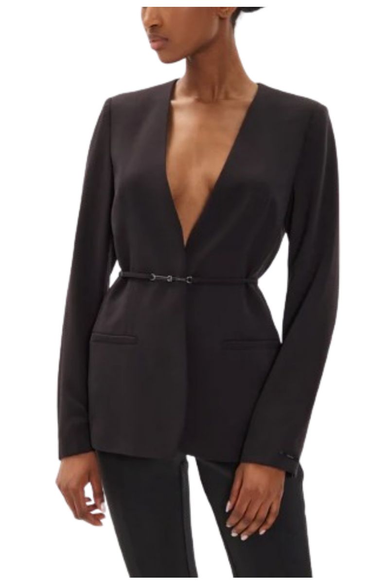 CALVIN KLEIN STRUCTURE TWILL SLIM BLAZER BEH