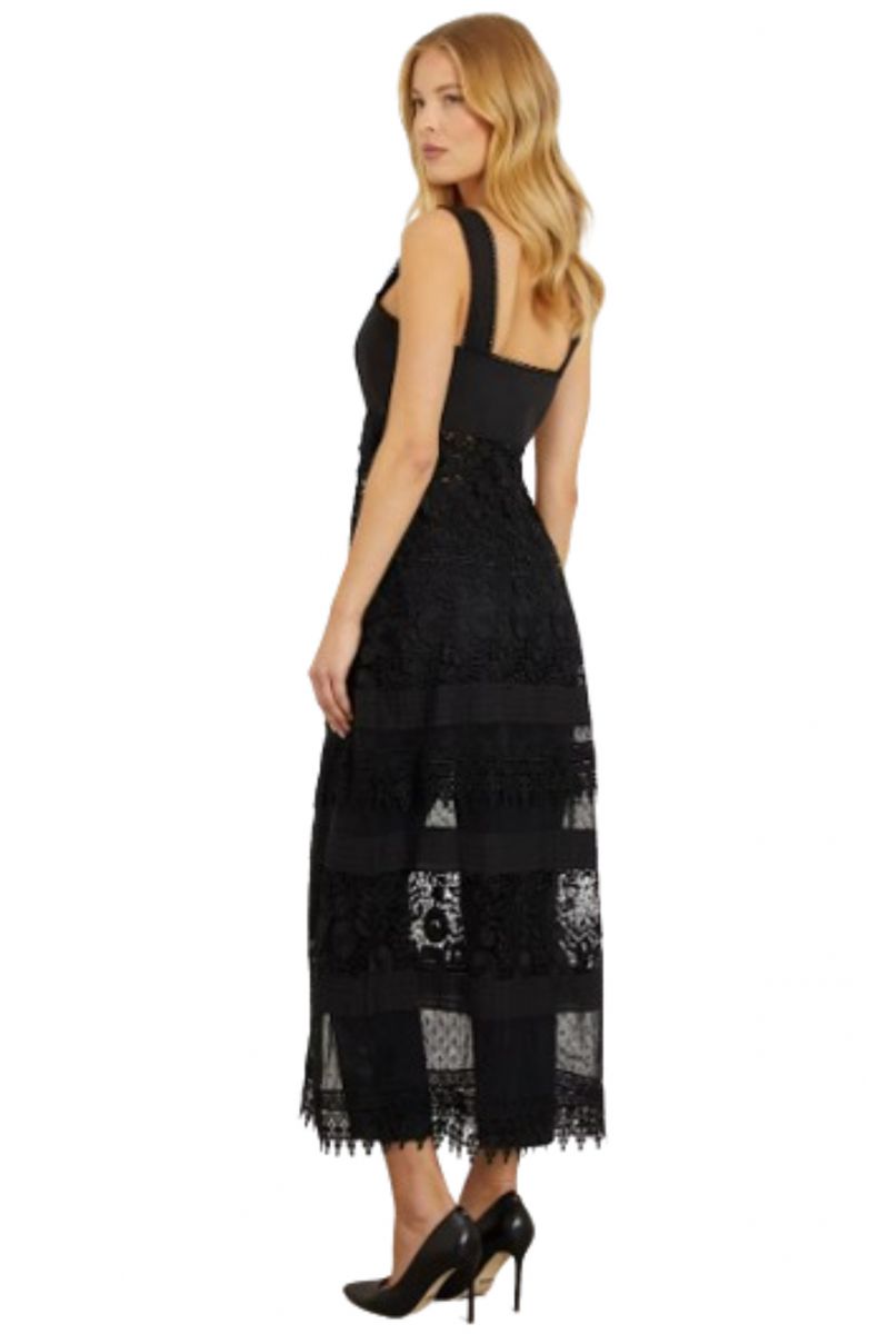 GUESS - SL JOLENE DUSTER BLACK DRESS