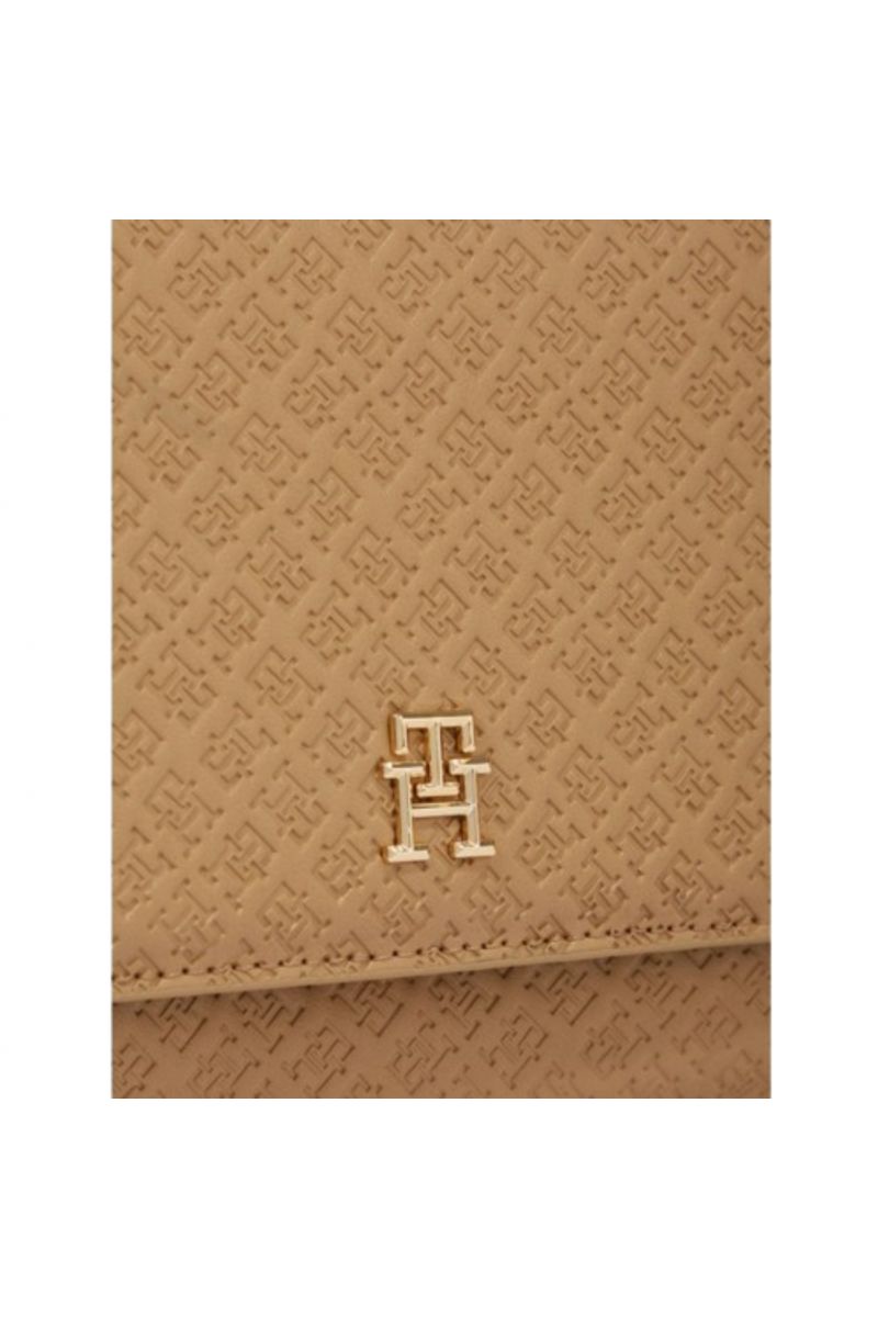 TOMMY HILFIGER ETERNITY SHOULDER BAG MONO BEIGE