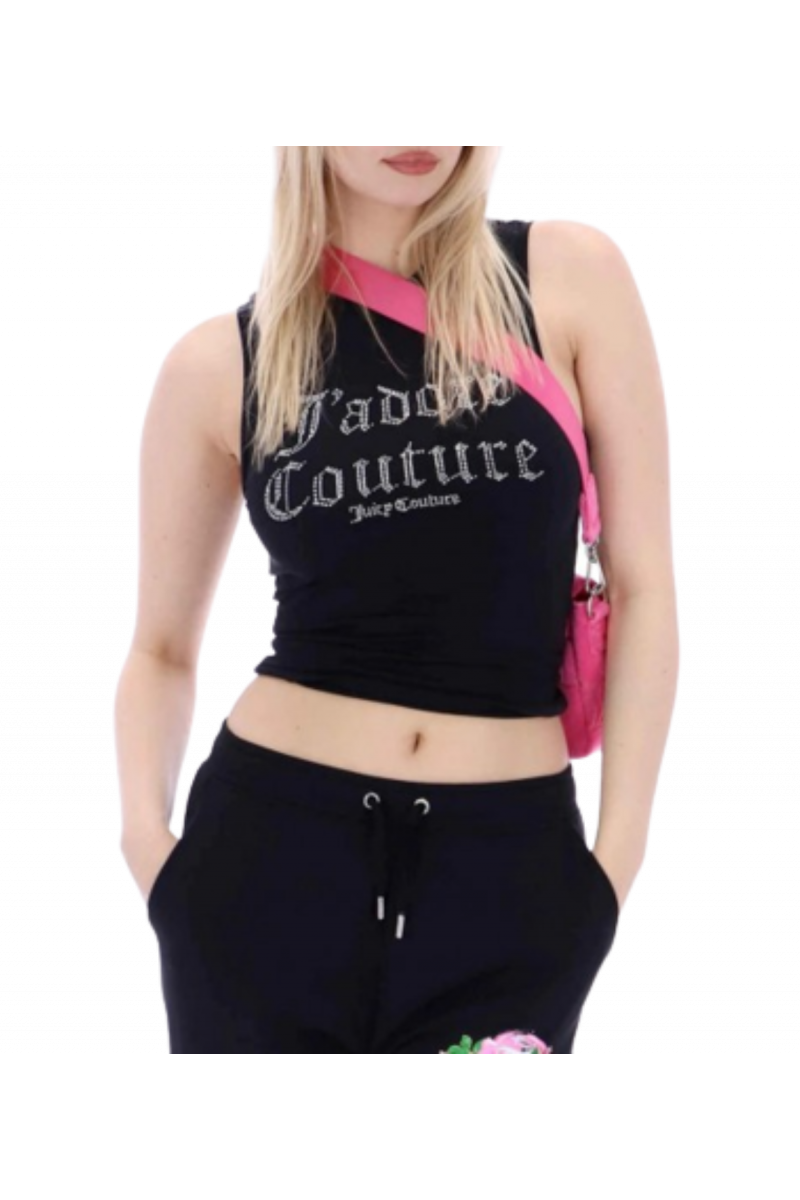 JUICY COUTURE JADORE COUTURE TANK BLACK