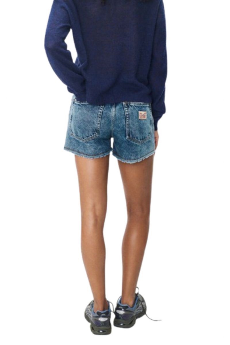 AMERICAN VINTAGE SHORTS JOY09A DENIM BLUE - 357623