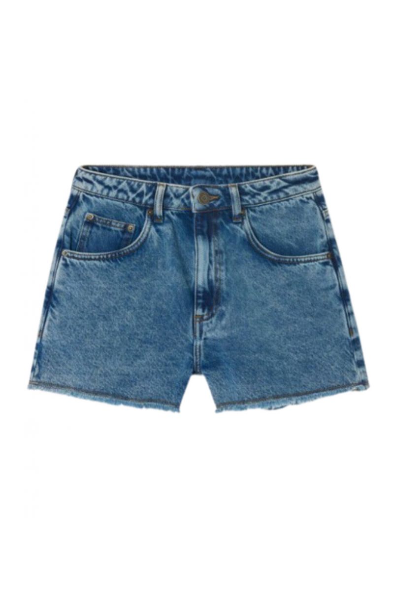 AMERICAN VINTAGE SHORTS JOY09A DENIM BLUE - 357623