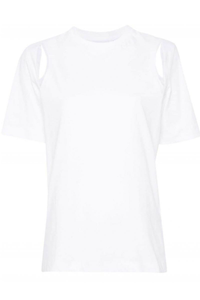 CALVIN KLEIN REGULAR SHOULDER CUT OUT T-SHIRT YAF