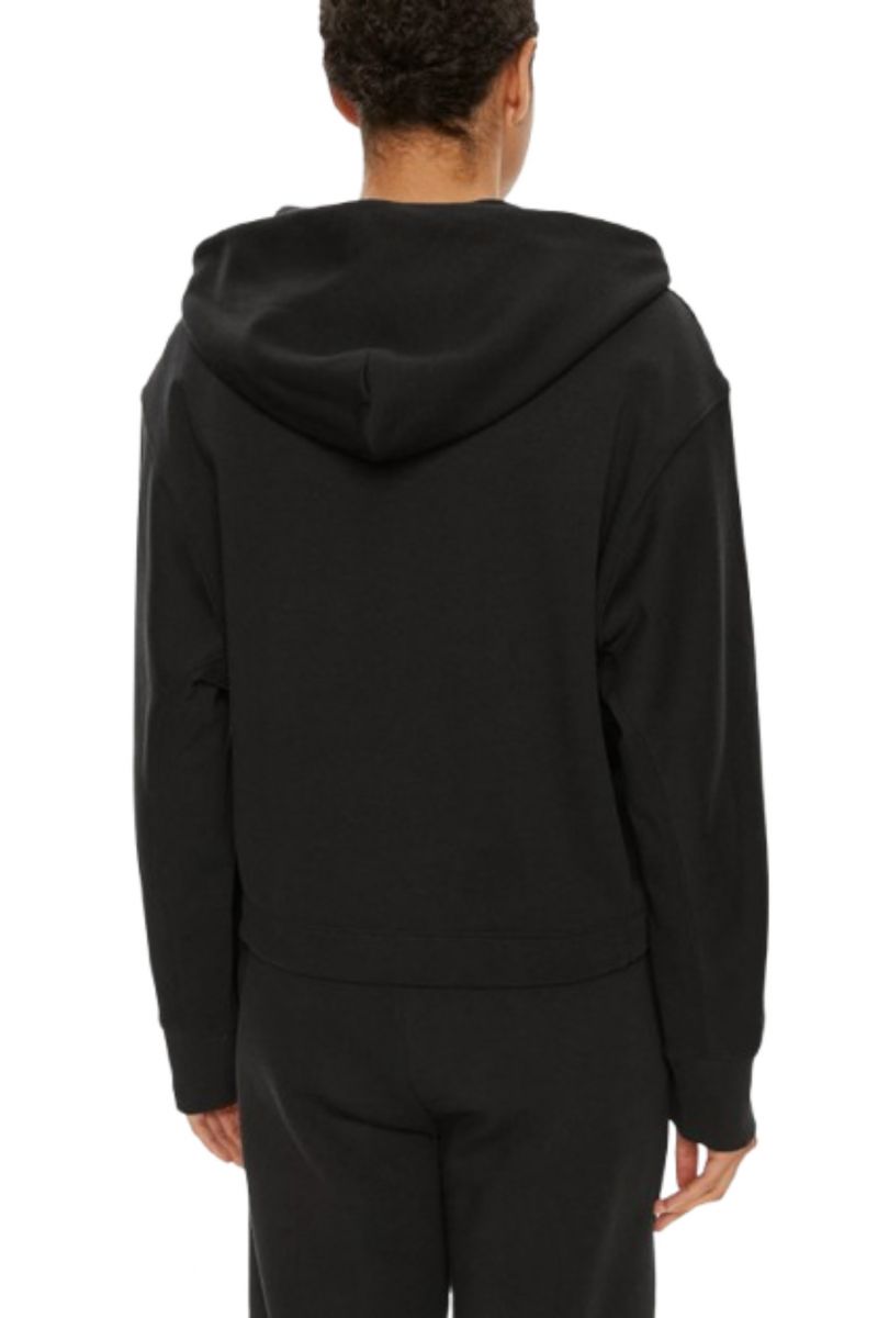 CALVIN KLEIN NANO LOGO ZIP RELAXED HOODIE BEH