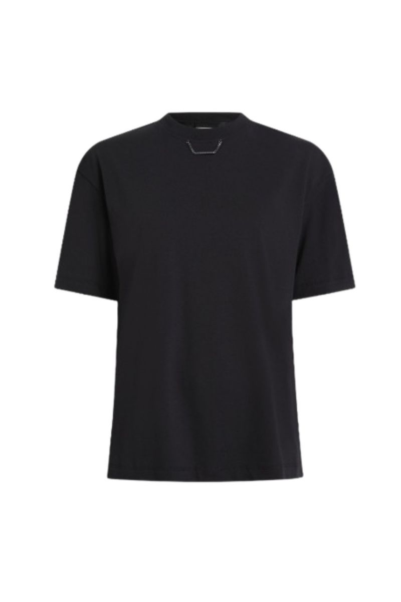 CALVIN KLEIN CHAIN DETAIL OVERSIZED T-SHIRT BEH