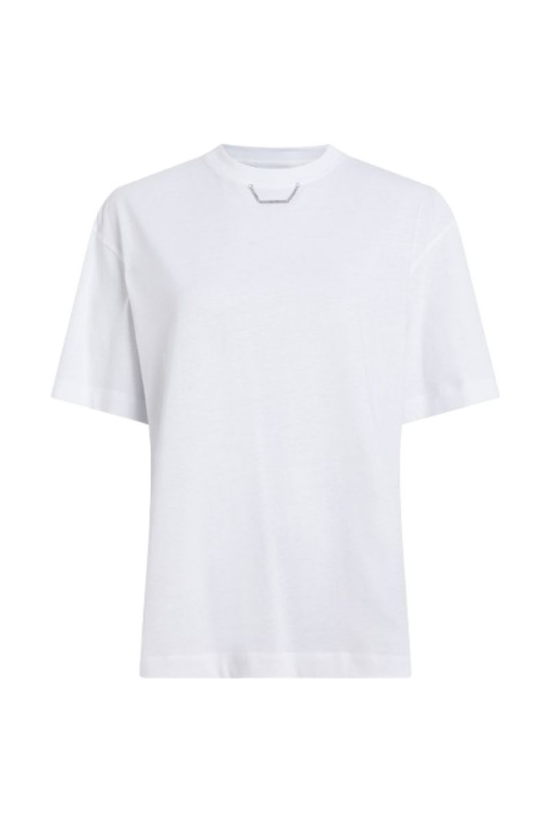 CALVIN KLEIN CHAIN DETAIL OVERSIZED T-SHIRT YAF