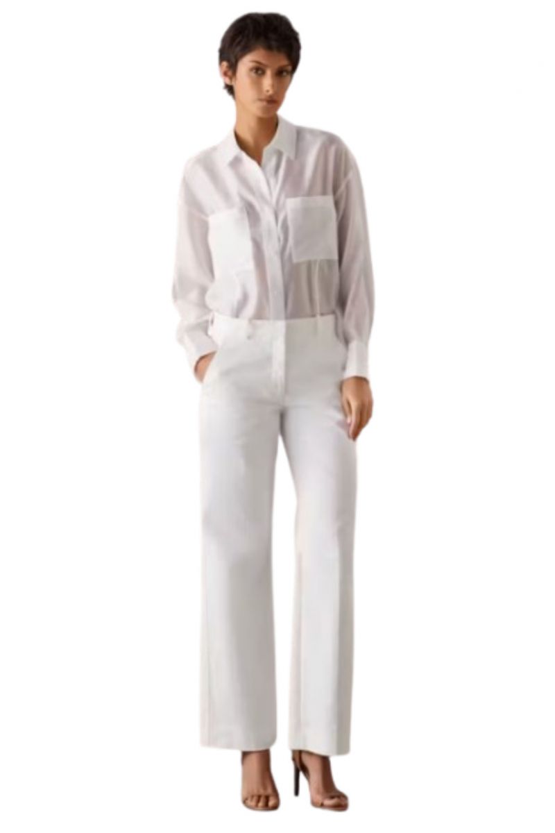 CALVIN KLEIN TENCEL VOILE RELAXED SHIRT YAF