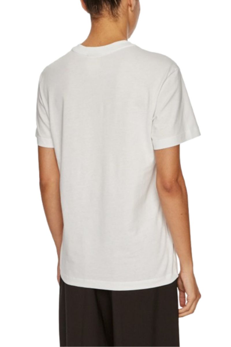 CALVIN KLEIN - NANO LOGO REGULAR T-SHIRT WHITE - 357670