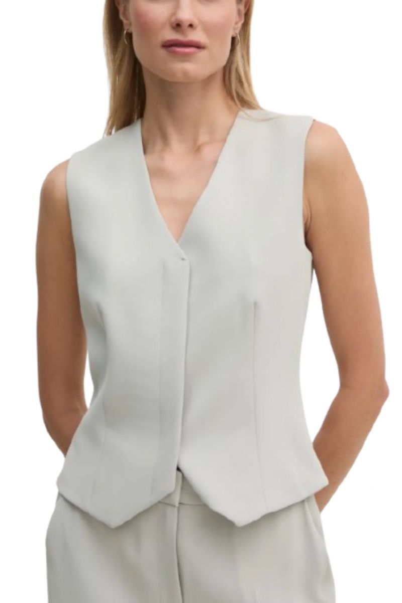 CALVIN KLEIN SOFT TWILL WAISTCOAT OCEAN MIST GREY - 357513