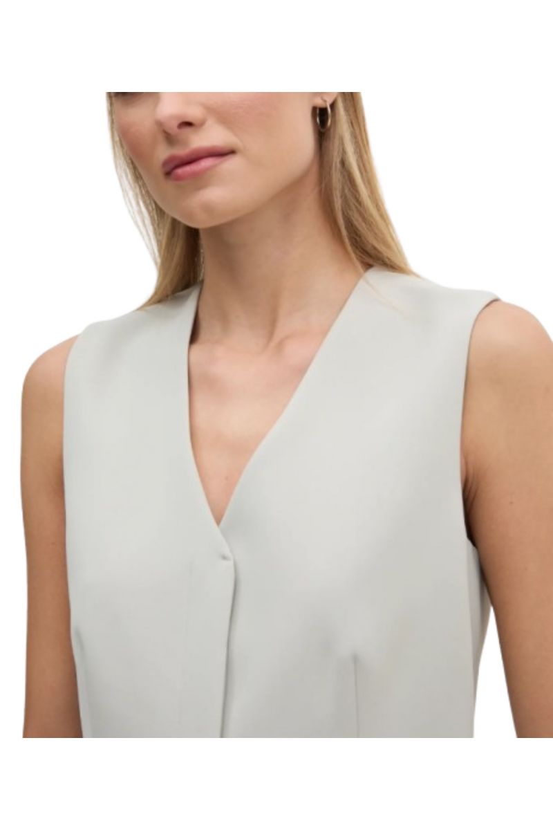 CALVIN KLEIN SOFT TWILL WAISTCOAT OCEAN MIST GREY - 357513