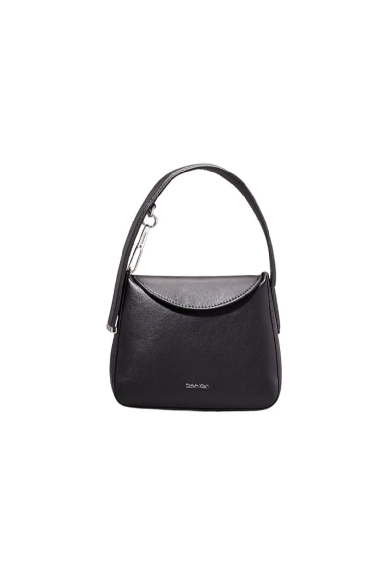 CALVIN KLEIN SOFT SCULPT MINI BAG BLACK BEH