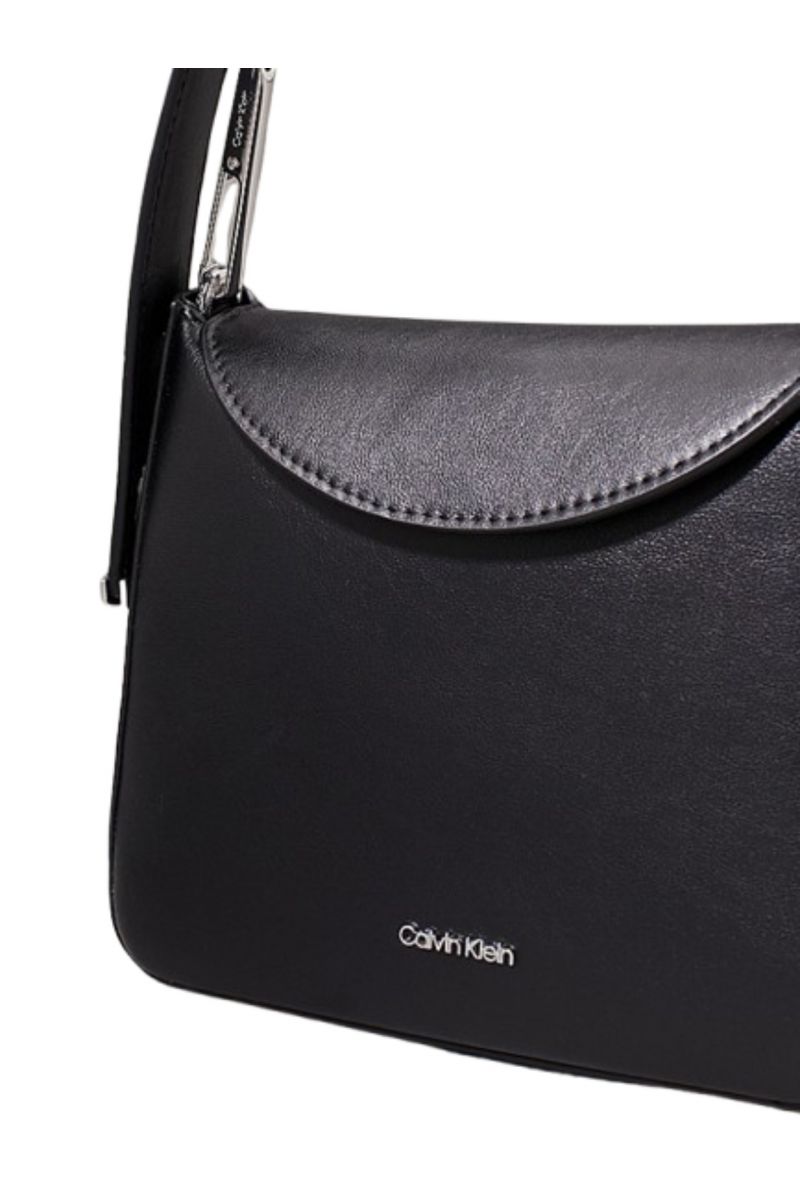 CALVIN KLEIN SOFT SCULPT MINI BAG BLACK BEH