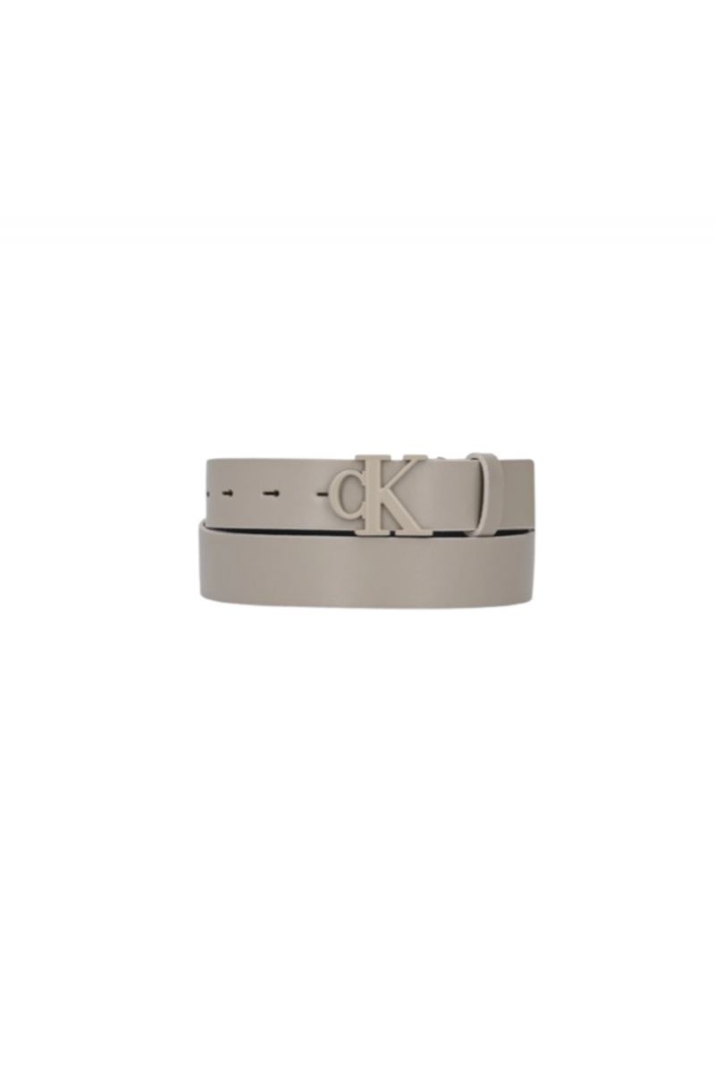 CALVIN KLEIN MONOGRAM TONAL PLAQUE BELT 30MM - 357381