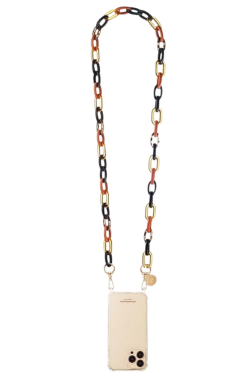 LA COQUE FRANCAISE - CHAIN LONG DAISY CAMEL