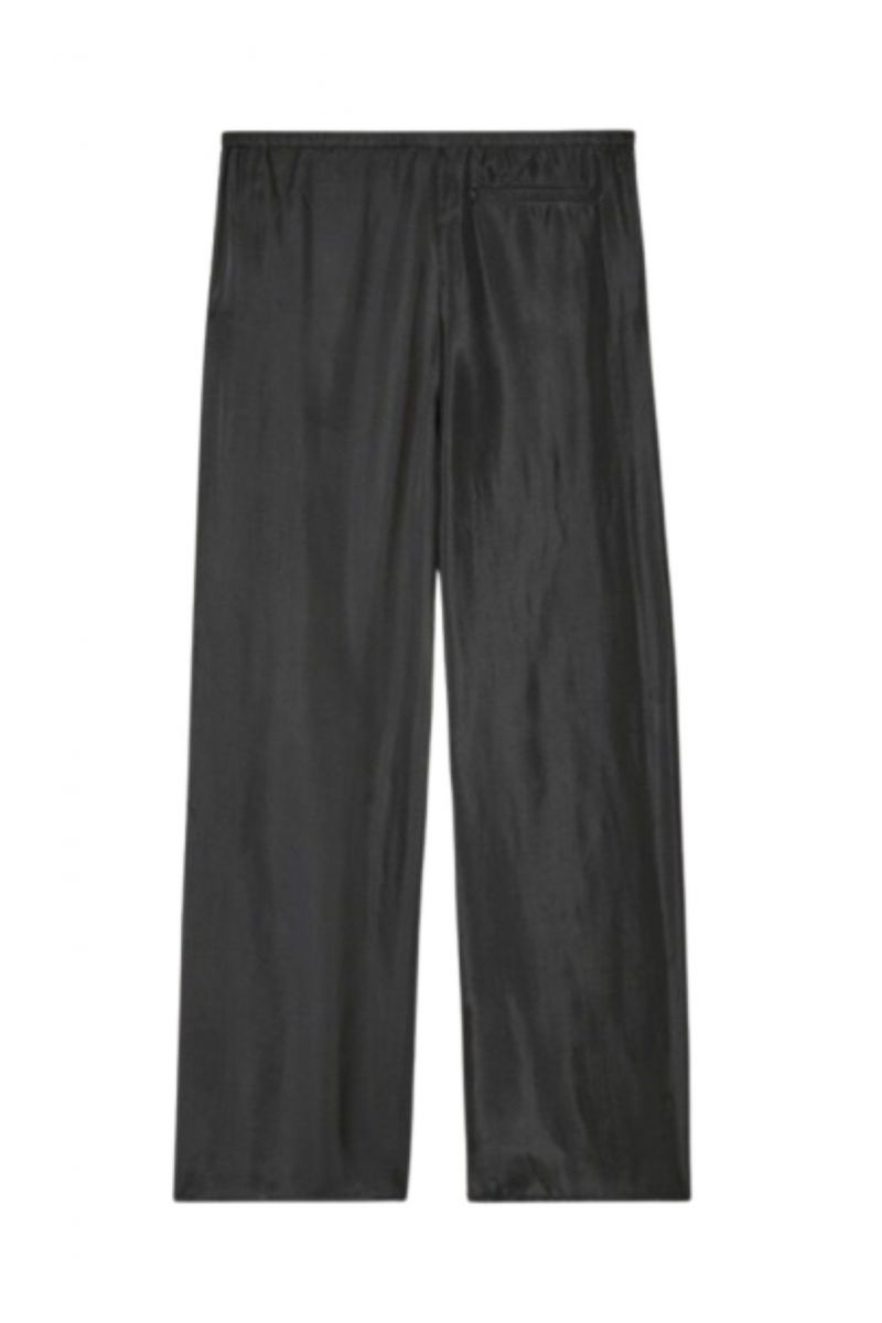 AMERICAN VINTAGE TROUSERS 100% VISCOSE CARBONE