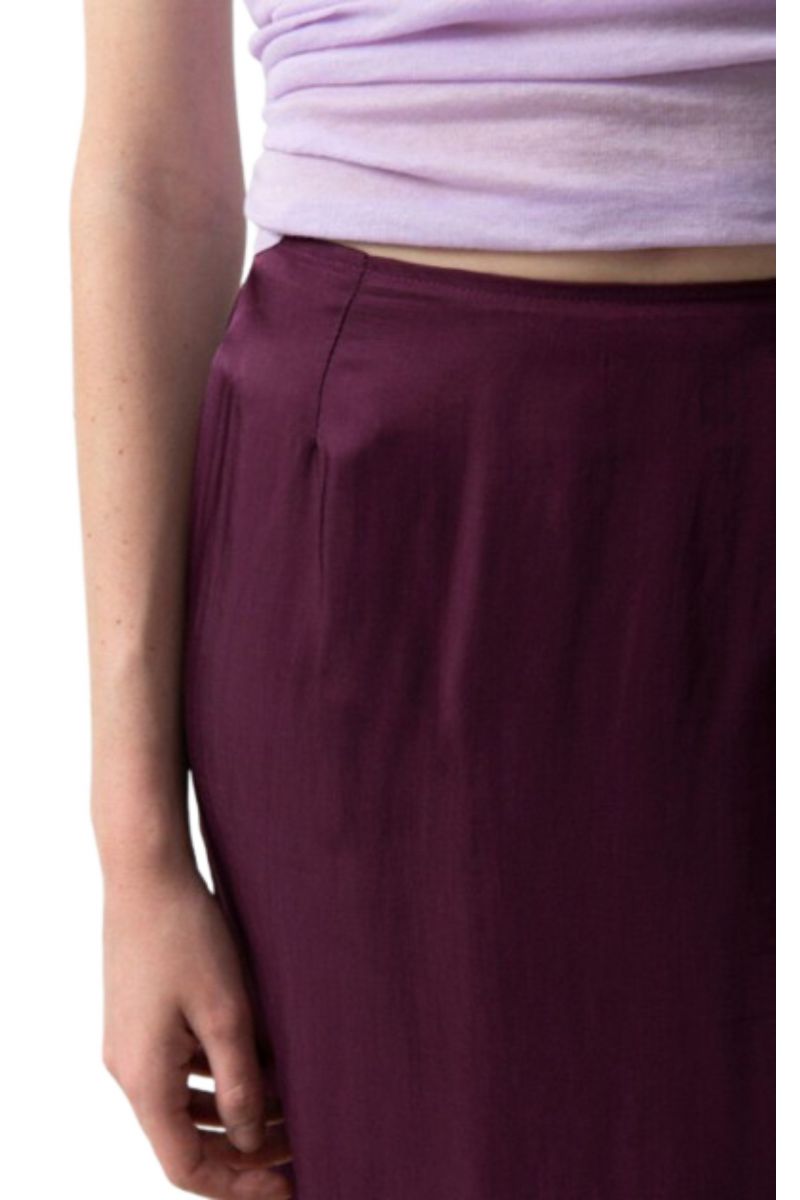 AMERICAN VINTAGE SKIRT 100% VISCOSE PURPLE