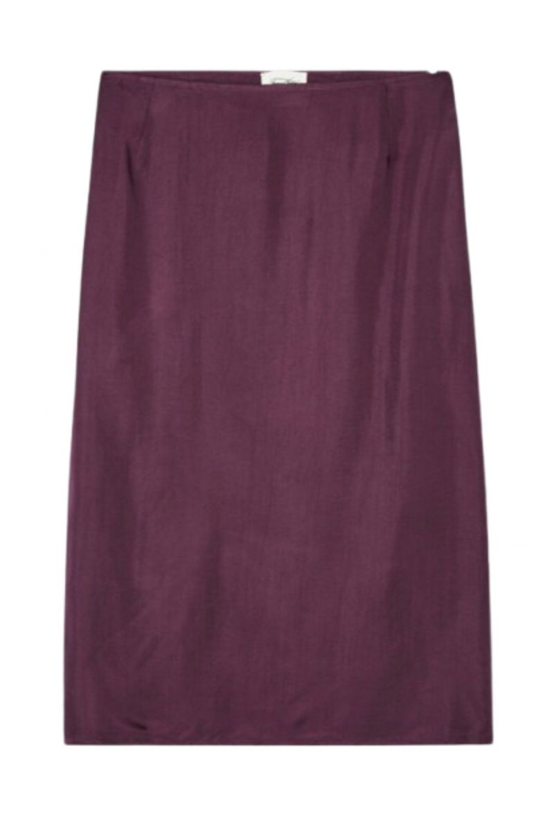 AMERICAN VINTAGE SKIRT 100% VISCOSE PURPLE