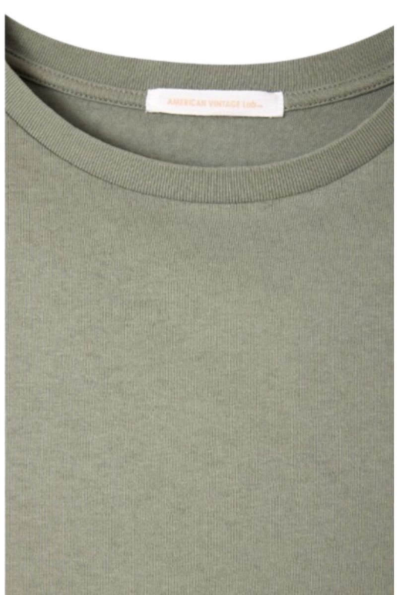 AMERICAN VINTAGE OUK01A_GREYGREEN TOP GREY-GREEN - 357619