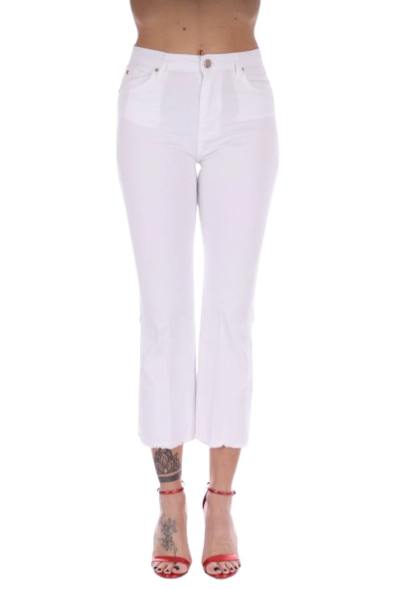 KOCCA DALEVI BIANCO PANT 97% COT. 3% ELAST. - 357880