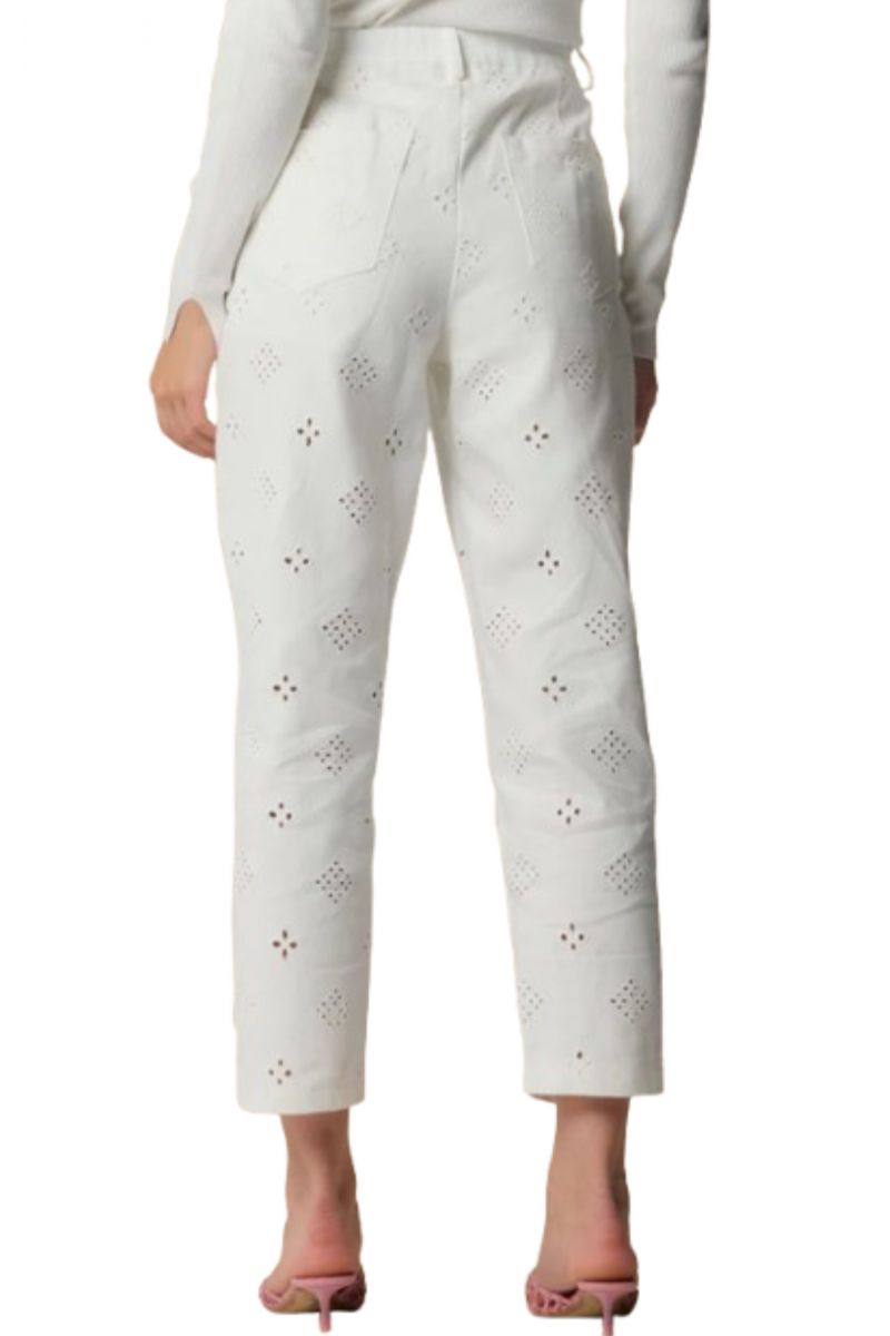 KOCCA JAVIER BIANCO PANT 100%COT - 357766