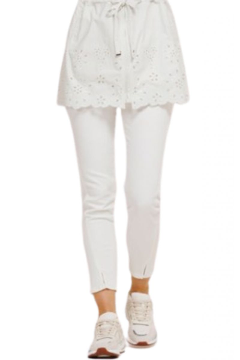 DIANA GALLESI - JEAN PANTS WHITE