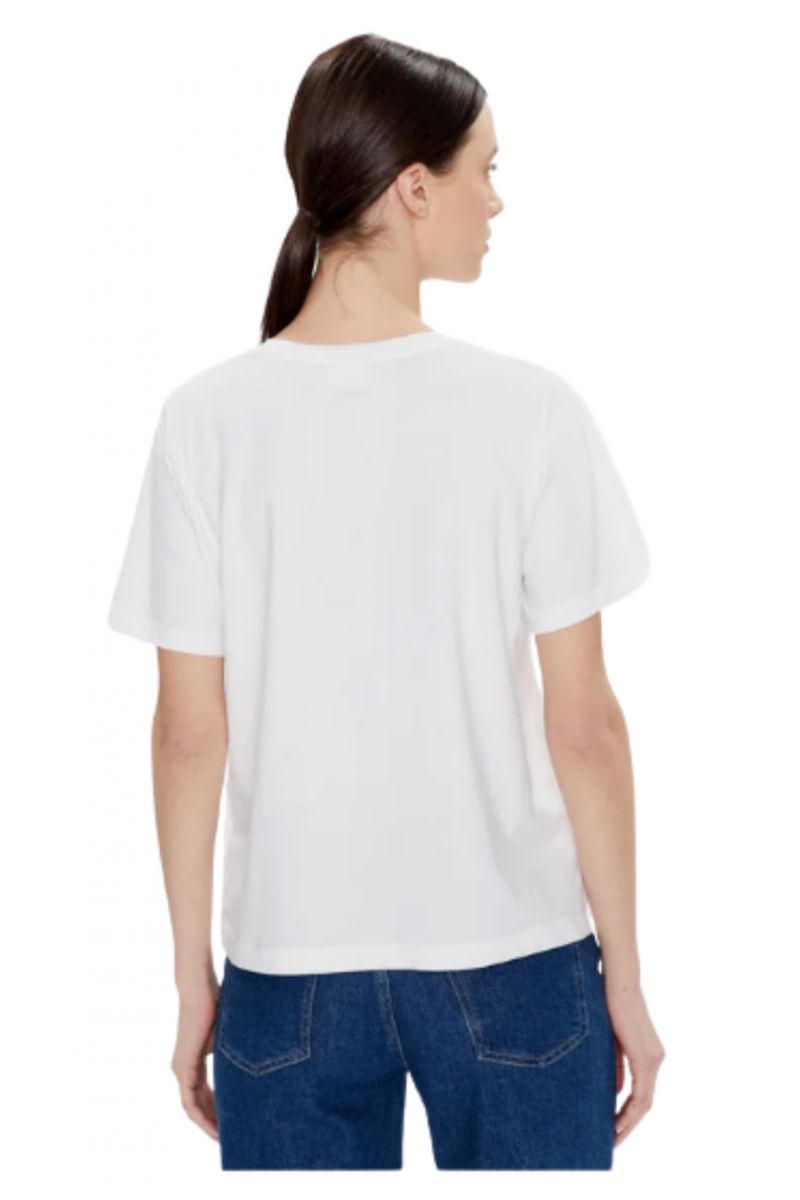 CALVIN KLEIN SMOOTH COTTON CREW NECK TEE SS WHITE YAF