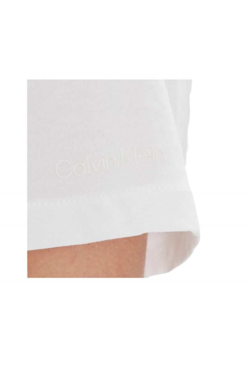 CALVIN KLEIN SMOOTH COTTON CREW NECK TEE SS WHITE YAF