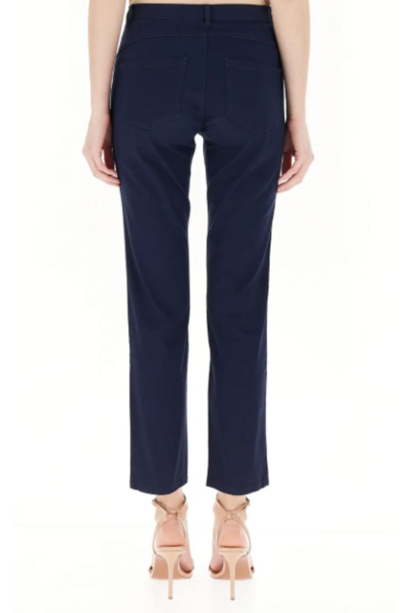 DIANA GALLESI - TROUSERS P903R004897N DARK BLUE