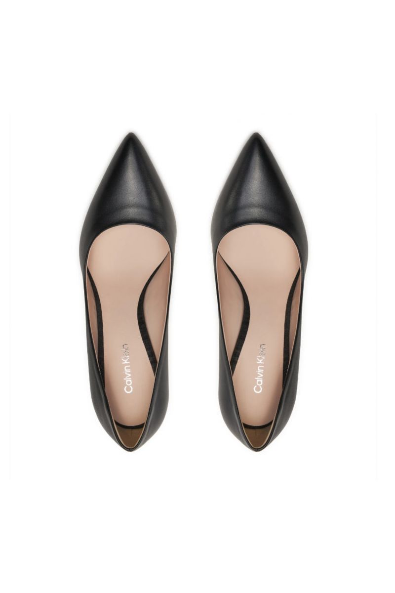 CALVIN KLEIN HEEL PUMP 90 LTH BLACK BEH