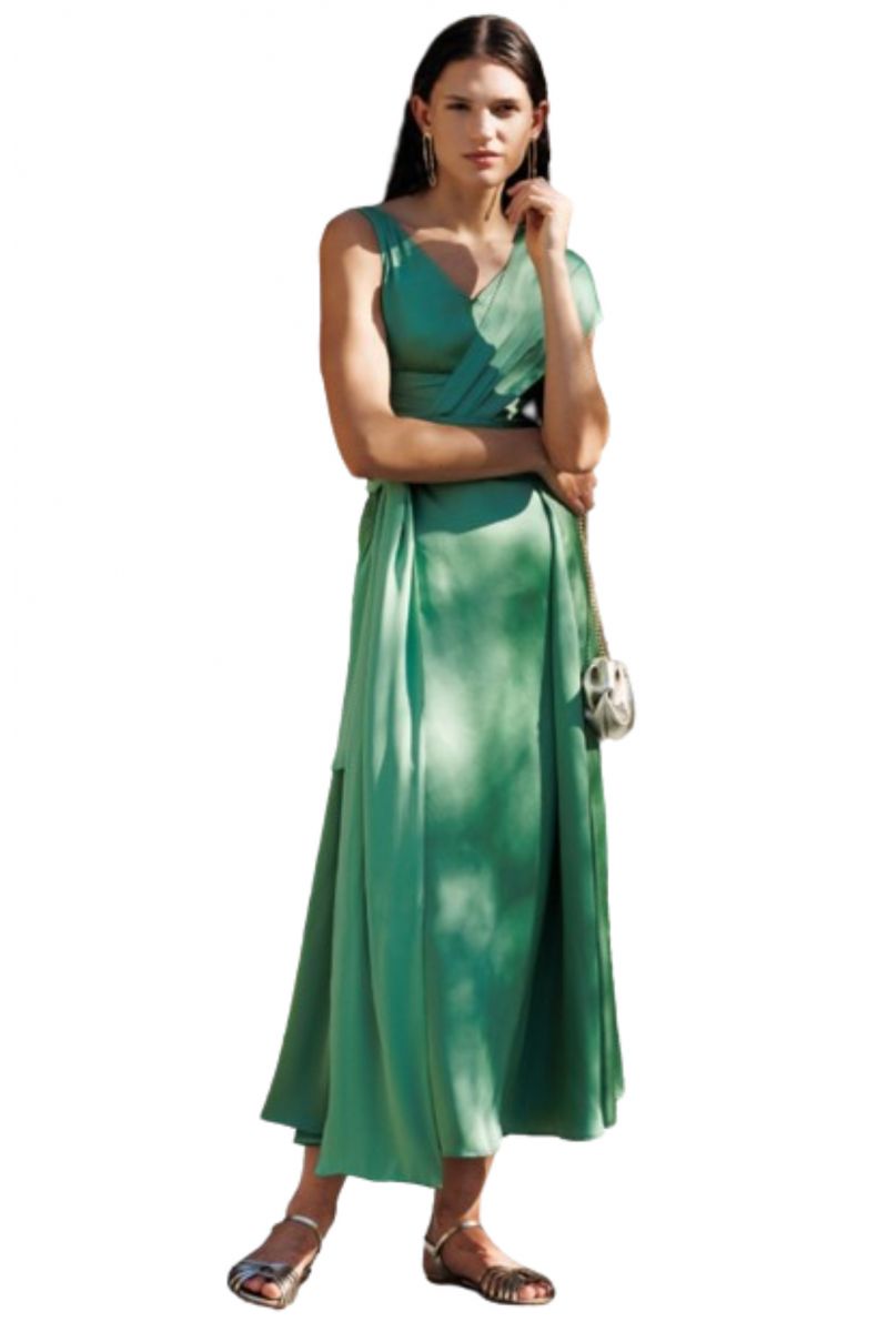 DIANA GALLESI - DRESS MAXI GREEN