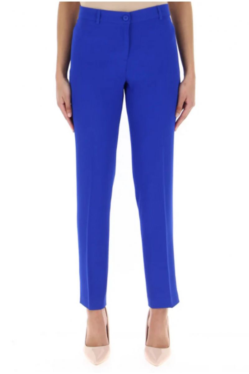 DIANA GALLESI - TROUSERS BLUE ELECTRIC