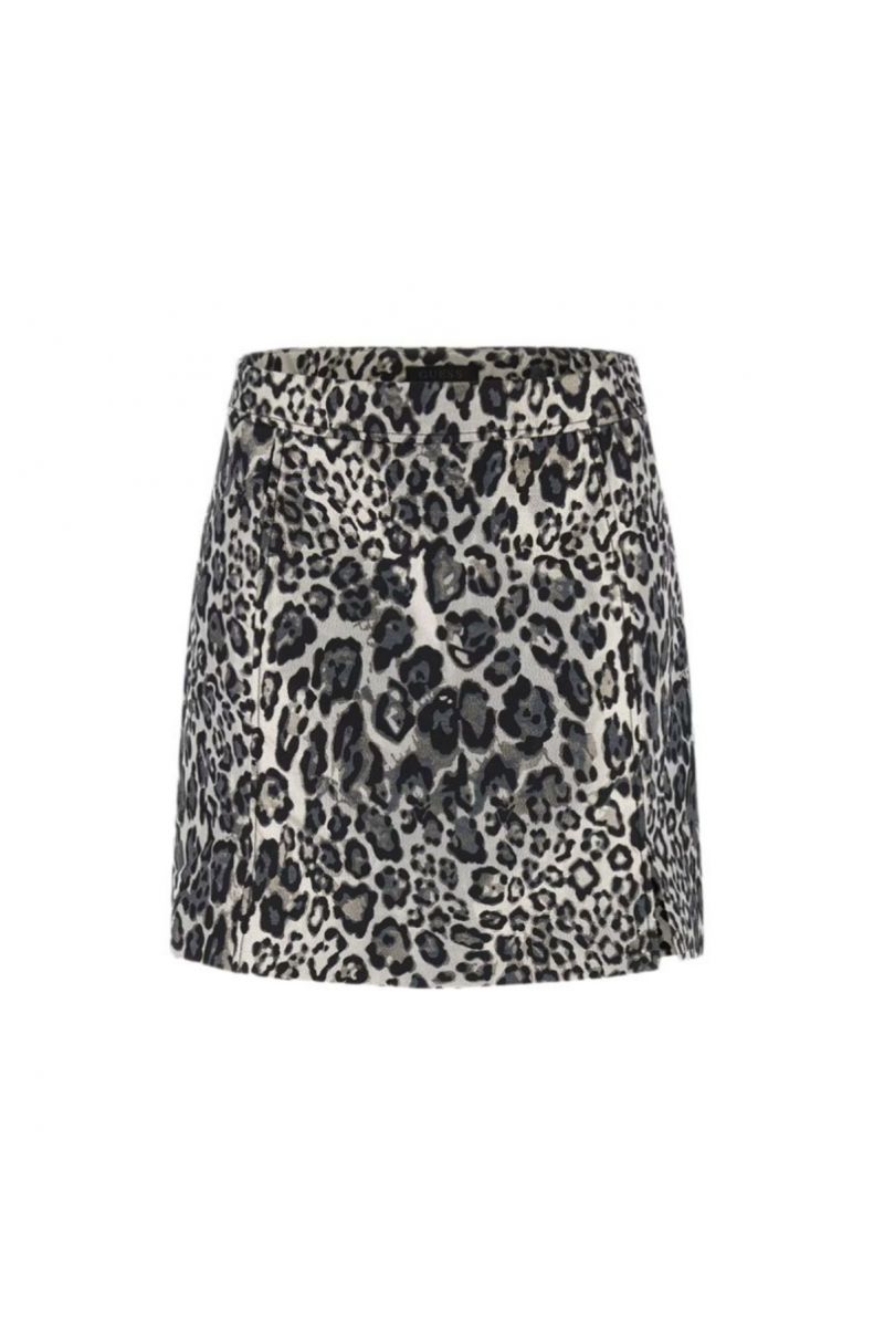 GUESS FIAMMA JACQUARD MINI SKIRT WOMEN